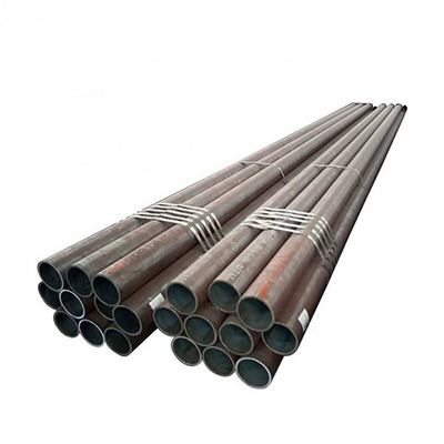 Q345D Sıcak Haddelenmiş Dikişsiz Çelik Boru S355J2H 13-50mm ASTM A529MGr50 Gemi İçin Hafif Karbon