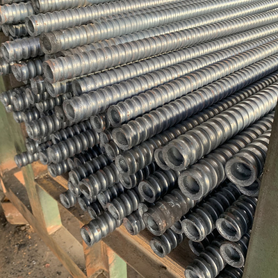 R38L İçi Boş Ankraj Çubuğu 1000mm ila 8000mm Kendiliğinden Delinen Ankraj Çubuğu